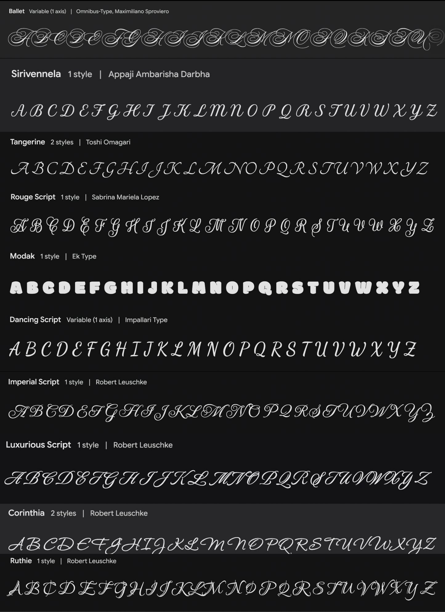 Letters - Boa Attachments